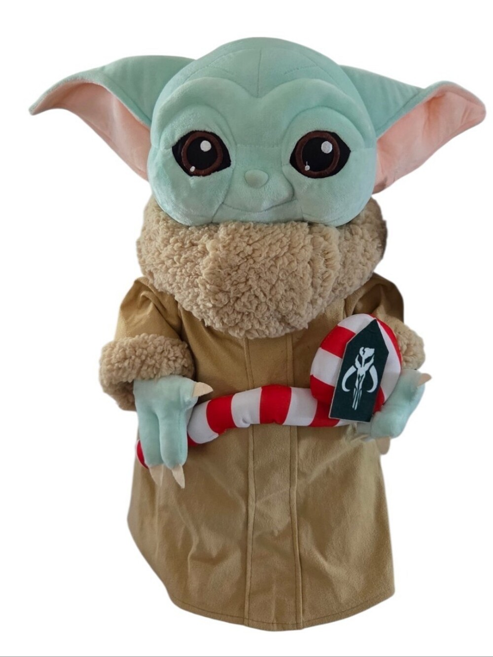 Star Wars The Child Grogu Holiday Greeter 18" Baby Yoda Christmas Plush NWT
